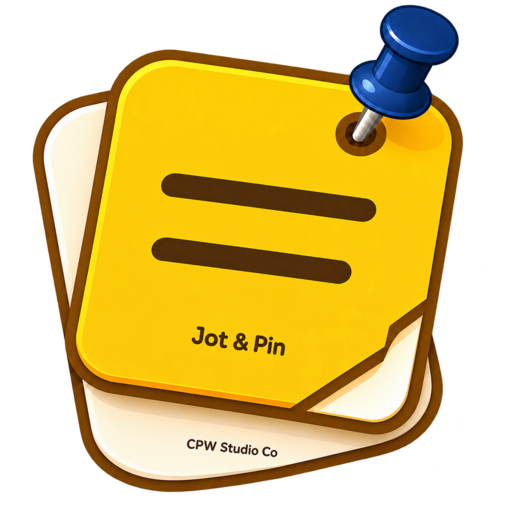 Jot and Pin app icon